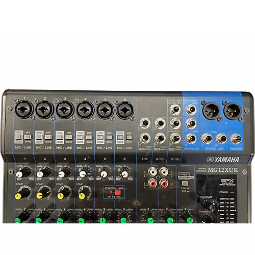 Used 2000s Yamaha MG12XU Unpowered Mixer