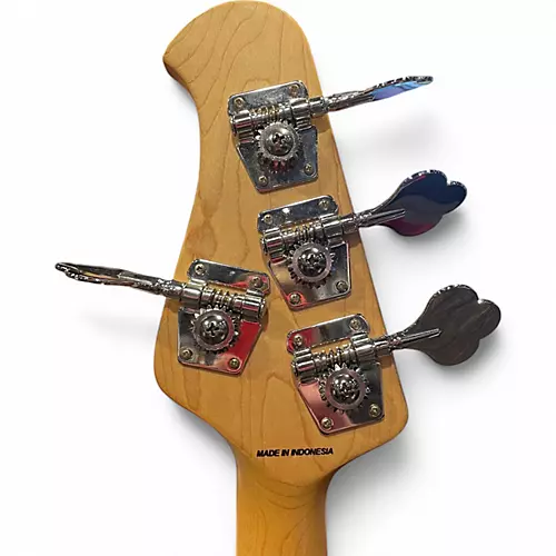 Used 2010s Sterling by Music Man Stingray SUB series Light green Electric Bass Guitar Light green