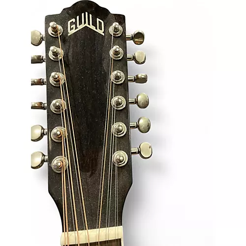 Used Guild f-25 12 ce 2 Tone Sunburst 12 String Acoustic Electric Guitar 2 Tone Sunburst