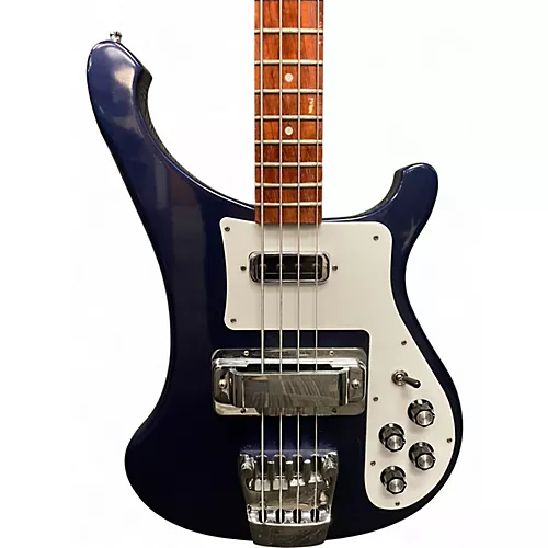 Used 2016 Rickenbacker 4003S Midnight Blue Electric Bass Guitar Midnight Blue