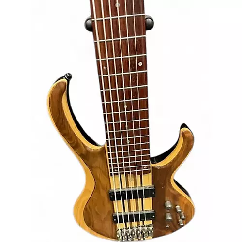 Used Ibanez BTB7 7 String Natural Electric Bass Guitar Natural