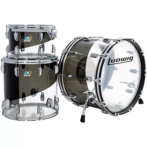 Ludwig Vistalite 50th Anniversary Fab 3-Piece Shell Pack With 22