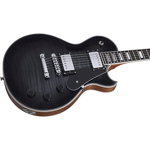 Schecter Guitar Research Solo-II Custom Electric Guitar Transparent Black Burst