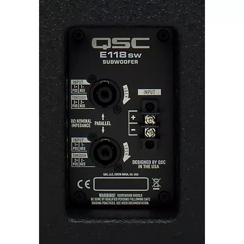 QSC E118SW-BK 18