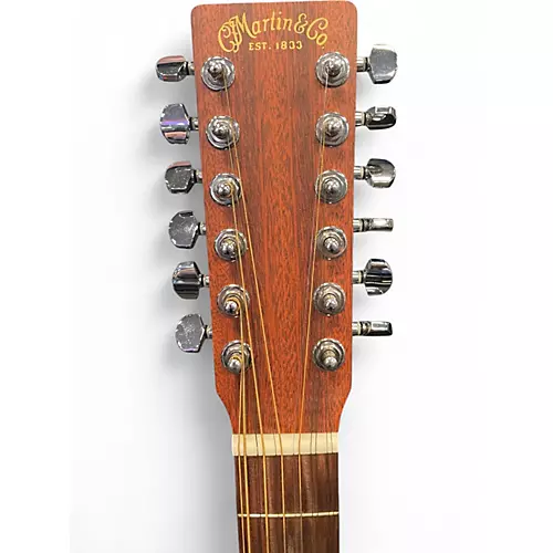 Used Martin D12XM Natural 12 String Acoustic Guitar Natural