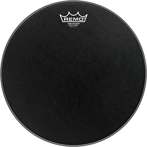 Remo Black Suede Ambassador Batter Drum Head 10 in.