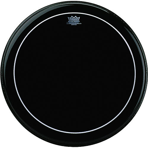 Remo Ebony Series Pinstripe Bass Drum Head 18 in.