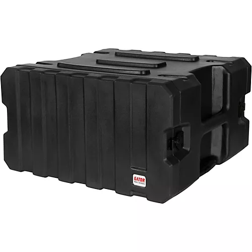 Gator G-Pro Roto Mold Rolling Rack Case Black 8 Space