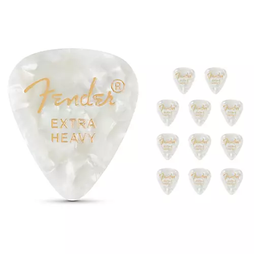 Fender 351 Premium Celluloid Guitar Picks 12-Pack Purple Moto X-Heavy