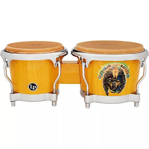 LP Santana Africa Speaks Bongo Set Yellow Lacquer