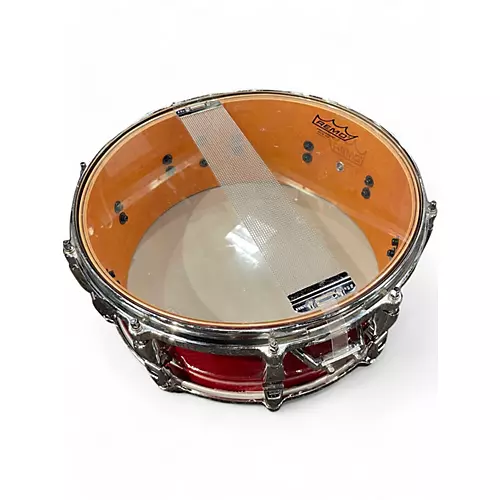 Used Yamaha 14X5.5 Absolute Snare RED Drum RED 211