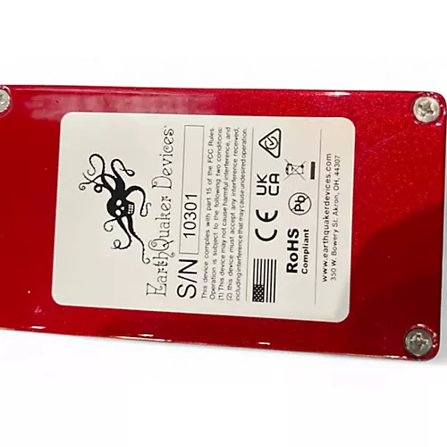 Used EarthQuaker Devices Speaker Cranker Overdrive Effect Pedal