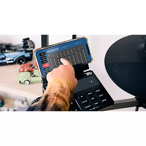 Simmons Titan 20 Electronic Drum Kit With Mesh Pads and Bluetooth