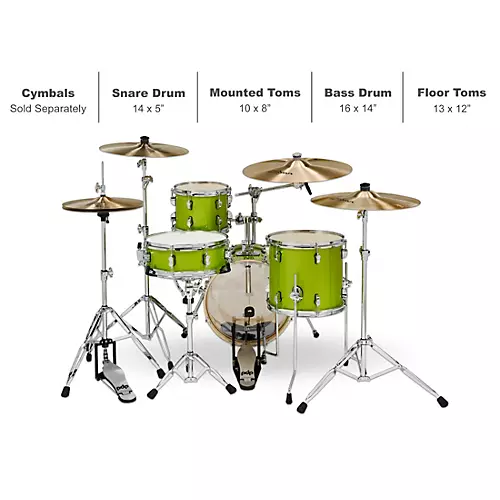 PDP by DW New Yorker 4-Piece Shell Pack With 16