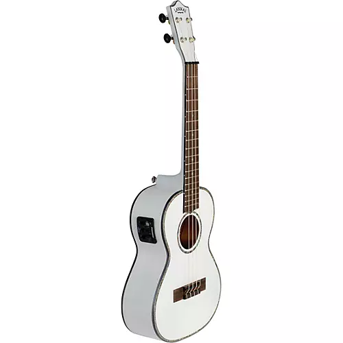 Lanikai Julia Michaels Signature Tenor Acoustic-Electric Ukulele White