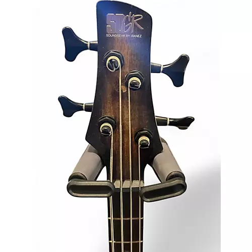 Used Ibanez SR600E Walnut Electric Bass Guitar Walnut