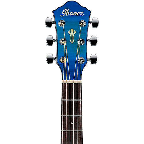 Ibanez AEG70 Flamed Maple Top Grand Concert Acoustic-Electric Guitar Blue Ocean Burst