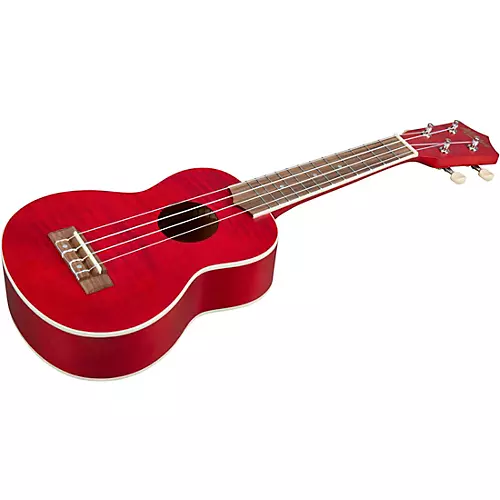 Mitchell MU45F Exotic Soprano Ukulele Flamed Maple Cherry