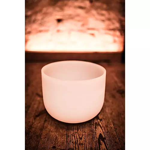 MEINL Sonic Energy Crystal Singing Bowl, Heart Chakra 11 in.