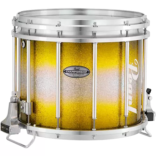 Pearl Championship Maple Varsity FFX Marching Snare Drum Burst Finish 13 x 11 in. Yellow Silver #963