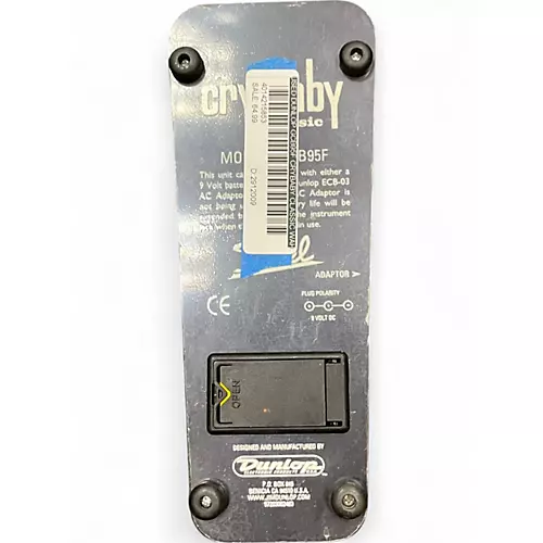 Used Dunlop GCB95F Crybaby Classic Wah With Fasel Inductor Effect Pedal