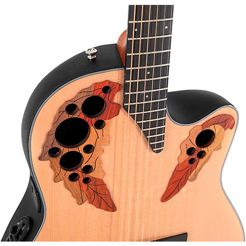 Ovation CE44 Celebrity Series Elite Mid-Depth Acoustic-Electric Guitar Reverse Blue Burst