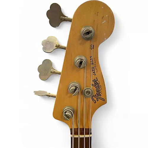 Used Fender 60TH ANNIVERSARY JAZZ BASS Tobacco Sunburst Electric Bass Guitar Tobacco Sunburst