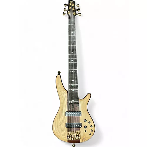 Used 2018 Ibanez SR1306 Natural Electric Bass Guitar Natural