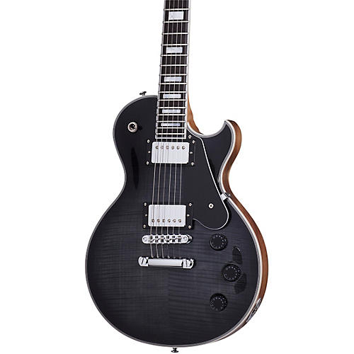 Schecter Guitar Research Solo-II Custom Electric Guitar Transparent Black Burst