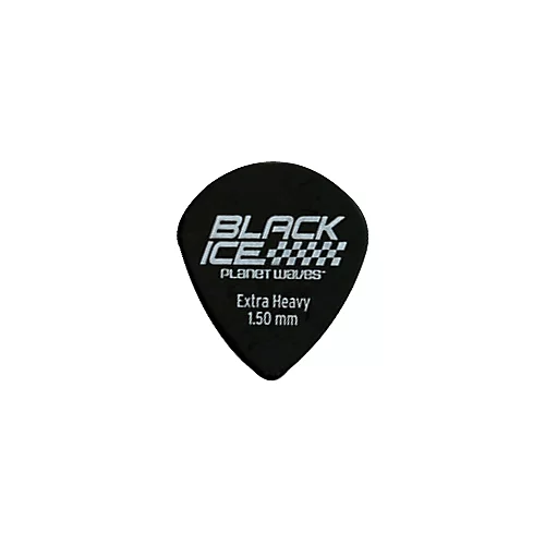 D'Addario 10 Small Guitar Picks Medium Black Ice