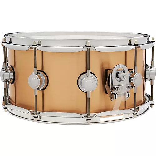 DW Collector's Series 3 mm Brushed Bronze Snare Drum 14 x 6.5 in.