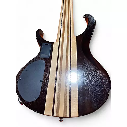 Used Ibanez BTB747 Worn Natural Electric Bass Guitar Worn Natural
