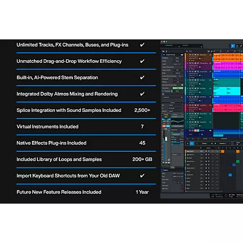 PreSonus STUDIO ONE PRO 7 W 12M PRO+