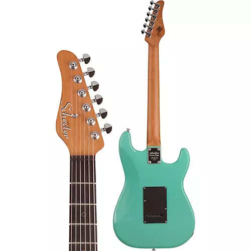 Schecter Guitar Research Nick Johnston Traditional Left-Handed 6-String Electric Guitar Atomic Green