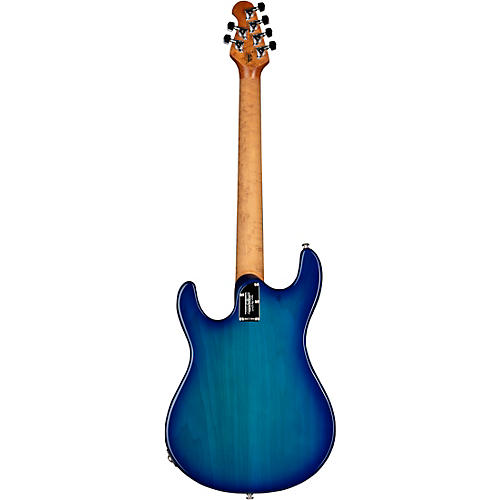 Ernie Ball Music Man Steve Morse STD Electric Guitar Morse Blue Burst