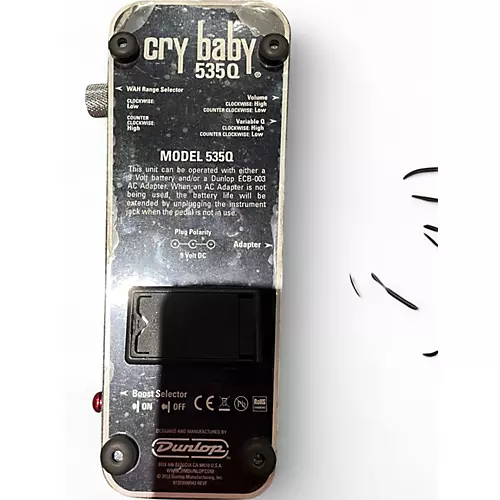 Used Dunlop 535Q Cry Baby Multi-Wah Effect Pedal