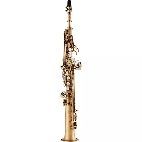 Allora ASPS-550 Paris Series Straight Soprano Sax Antique Matte Antique Matte Keys