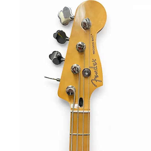 Used Fender PLAYER II PRECISION BASS  Black and White Electric Bass Guitar Black and White