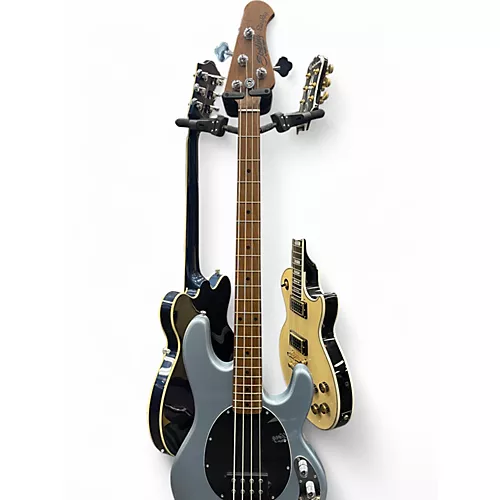 Used Sterling by Music Man Stingray Firemist silver Electric Bass Guitar Firemist silver