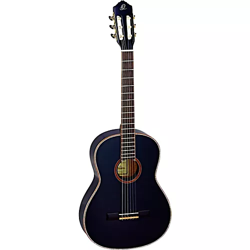 Ortega Family Series R221SNBK Slim Neck Classical Guitar Gloss Black