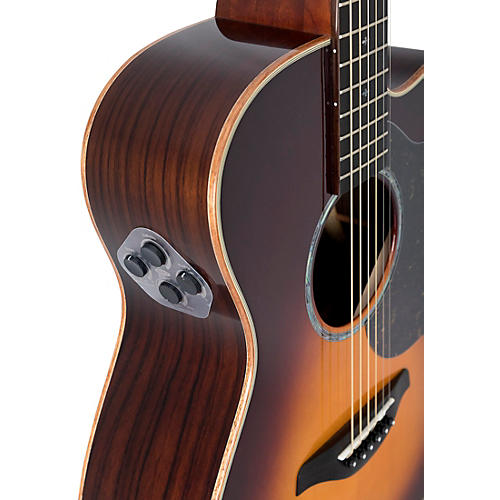 Yamaha AC5R DLX Concert Acoustic-Electric Guitar Brown Sunburst