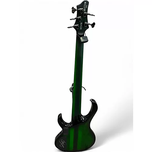 Used Ibanez Steve Di Giorgio Signature Dark Moss Burst Electric Bass Guitar Dark Moss Burst