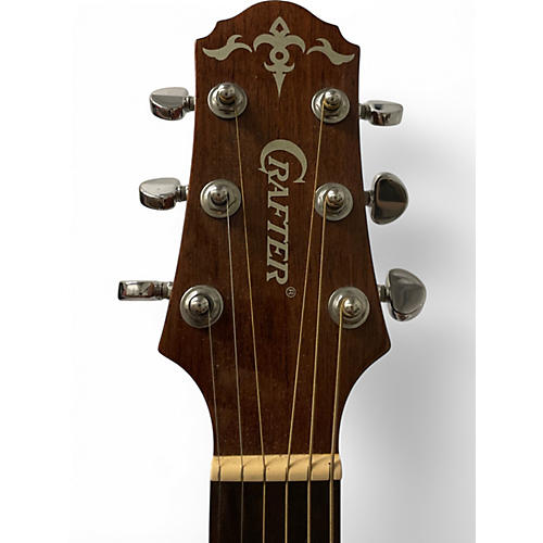 Used Crafter Guitars HILITE-DE SP/N LH Natural Acoustic Electric Guitar Natural