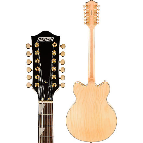 Gretsch Guitars G5476G-12 Limited-Edition Electromatic Classic Hollowbody Double-Cut 12-String Electric Guitar With Gold Hardware Natural