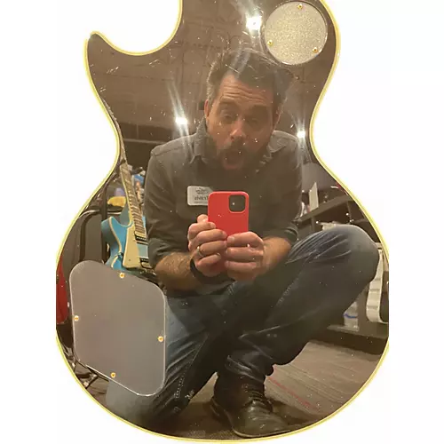 Used Epiphone Les Paul Custom Blackback Pro Antique White Solid Body Electric Guitar Antique White