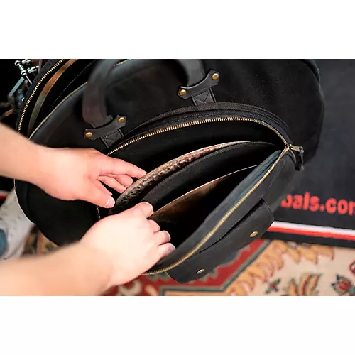 MEINL Waxed Canvas Cymbal Bag 22 in. Black