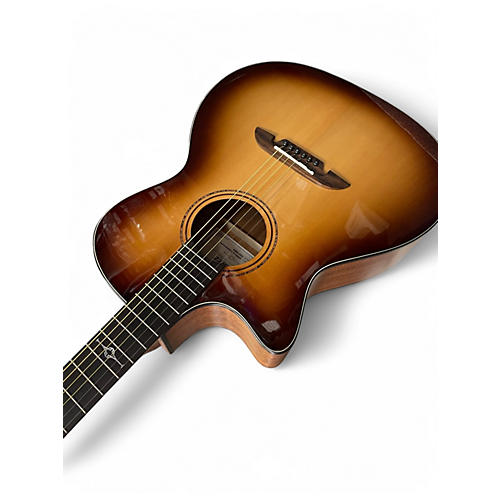 Used Alvarez AG60LCE Grand Auditorium Left Handed PALE BURST Acoustic Electric Guitar PALE BURST