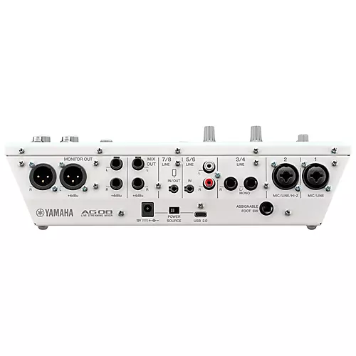 Yamaha AG08 8-Channel Mixer/USB Interface for Mac/PC Black