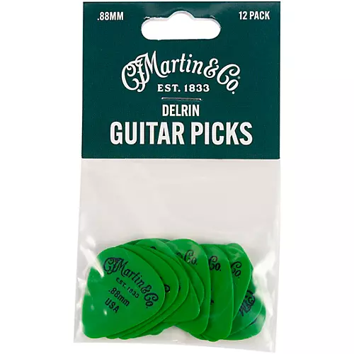 Martin Delrin Guitar Picks .50 mm 12 Pack