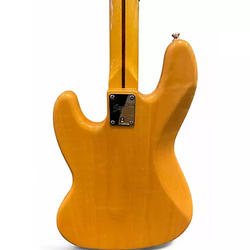 Used Squier Classic Vibe 70s Jazz Bass Natural Electric Bass Guitar Natural